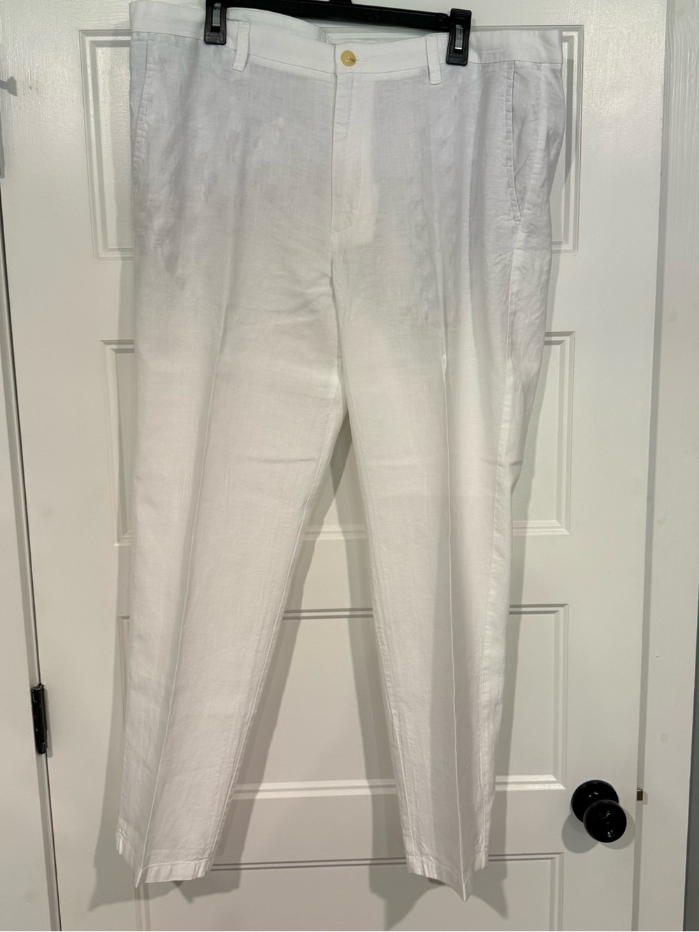 Joseph Abboud White Linen Blend Dress Pants 40x32